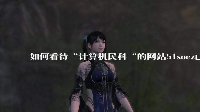 如何看待“计算机民科“的网站51soez已关站维护一周？